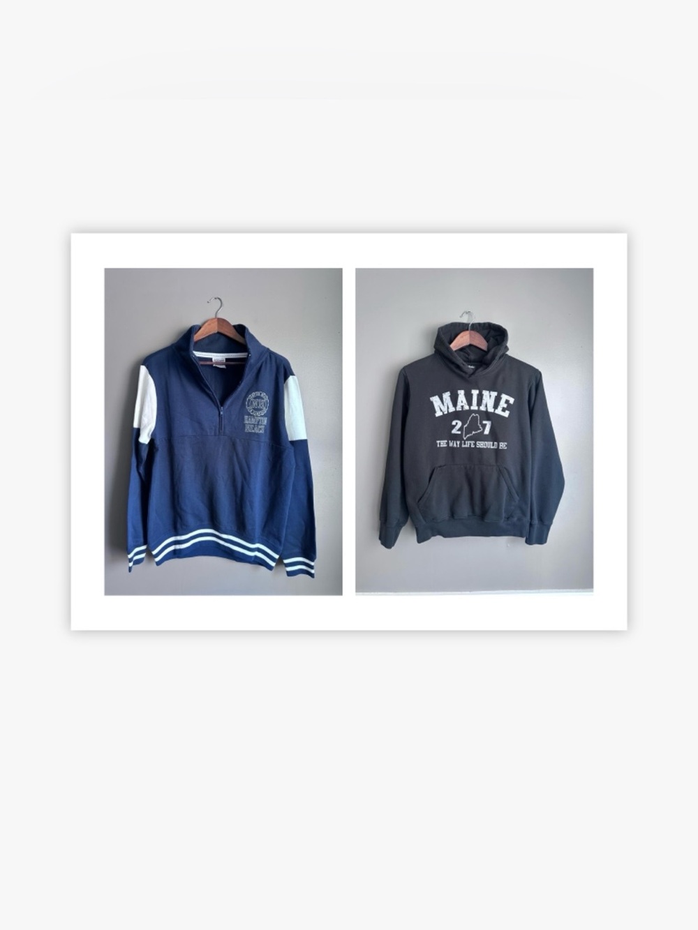 Beach Inspired Sweatshirt Bundle Size S/M Maine & New Hampshire Sweatshirts